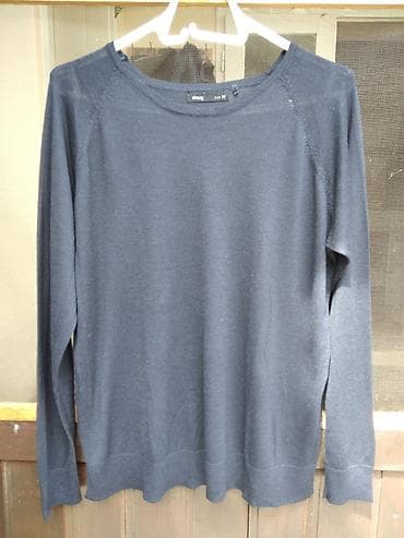 Blouses: Teget tanka bluza – veličina M - Lagani, tanki pleteni materijal at lalafo.rs — 4 Blouses: Teget tanka bluza – veličina M - Lagani, tanki pleteni materijal — 4