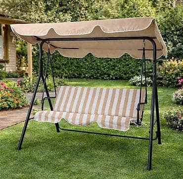 Garden furniture: 03. Baštenska metalna ljuljaška 170 × 110 11500din Progarden metalna at lalafo.rs — 3 Garden furniture: 03. Baštenska metalna ljuljaška 170 × 110 11500din Progarden metalna — 3