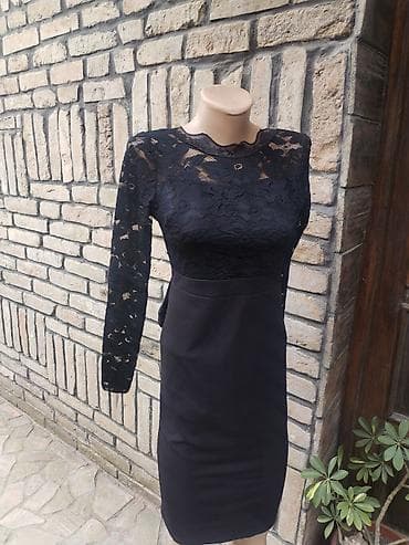 Women's Clothing: Elegantna crna haljina – veličina S (kao nova) - Kroj: uska midi at lalafo.rs — 6 Women's Clothing: Elegantna crna haljina – veličina S (kao nova) - Kroj: uska midi — 6