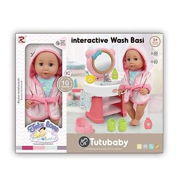 Interaktivna lutka sa kupatilskim setom ā Tutubaby āInteractive Wash na lalafo.rs Interaktivna lutka sa kupatilskim setom ā Tutubaby āInteractive Wash