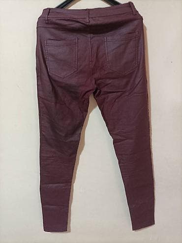 cista koza broj: Na prodaju bordo pantalone od eko kože, sa vidljivim znacima nošenja na lalafo.rs — 4 cista koza broj: Na prodaju bordo pantalone od eko kože, sa vidljivim znacima nošenja — 4