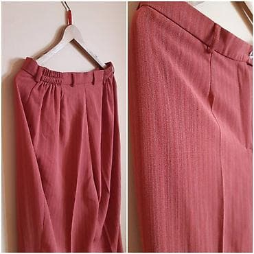 bermude teksas br: Ženske pantalone – boja terakota/roze cigla, diskretan prugasti at lalafo.rs — 3 bermude teksas br: Ženske pantalone – boja terakota/roze cigla, diskretan prugasti — 3