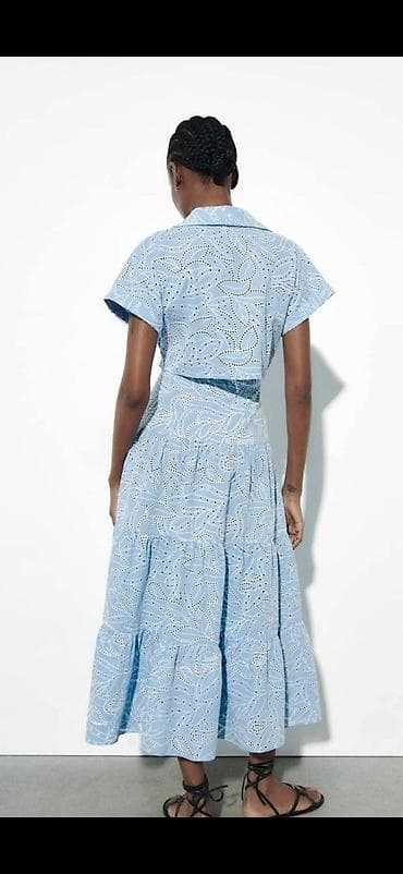 Zara ženska midi haljina s velicina u svetloplavoj boji ima na lalafo.rs — 1 Zara ženska midi haljina s velicina u svetloplavoj boji ima — 1