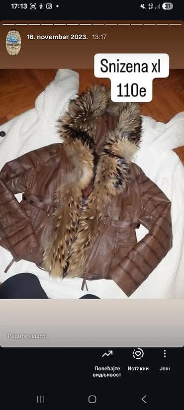 XL, Koža, bоја - Braon na lalafo.rs XL, Koža, bоја - Braon