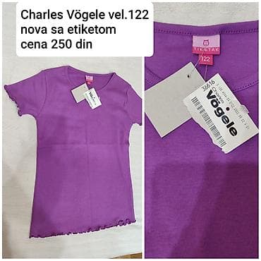 Dečija majica Charles Vögele, veličina 122. - Boja: ljubičasta - na lalafo.rs — 1 Dečija majica Charles Vögele, veličina 122. - Boja: ljubičasta - — 1