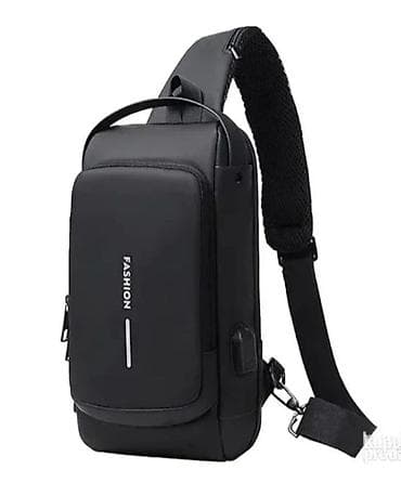 Univerzalna crossbody torbica/ranac preko jednog ramena – crna - na lalafo.rs — 3 Univerzalna crossbody torbica/ranac preko jednog ramena – crna - — 3