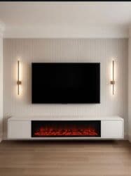 TV komoda-kuciste za elektricni kamin Dimenzije 220x50. Dubina 30 cm na lalafo.rs TV komoda-kuciste za elektricni kamin Dimenzije 220x50. Dubina 30 cm