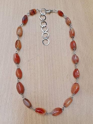 Ogrlica od Karneola, poludragi kamen. Dužina-obim oko 53-61 cm na lalafo.rs — 4 Ogrlica od Karneola, poludragi kamen. Dužina-obim oko 53-61 cm — 4
