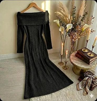 Rebrasta pletena haljina sa otkrivenim ramenima veličine S, M, L, XL na lalafo.rs — 6 Rebrasta pletena haljina sa otkrivenim ramenima veličine S, M, L, XL — 6