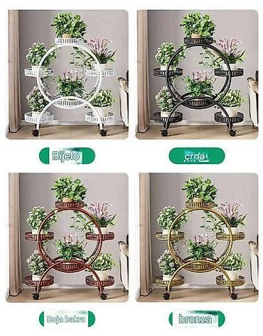 Stalak za cveće od kovanog gvožđa – evropski stil - Materijal: kovano na lalafo.rs — 3 Stalak za cveće od kovanog gvožđa – evropski stil - Materijal: kovano — 3