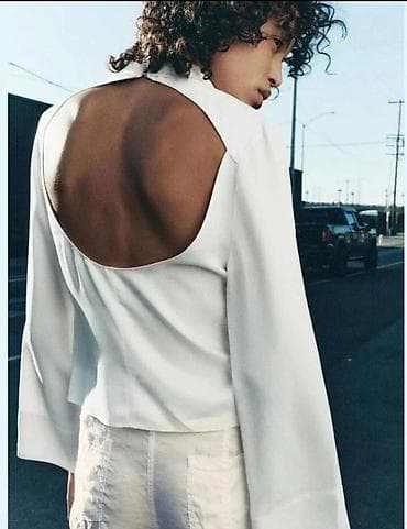 Blouses: Zara nova bluza sa marama kragnom. l velicina, bolja za m at lalafo.rs — 5 Blouses: Zara nova bluza sa marama kragnom. l velicina, bolja za m — 5