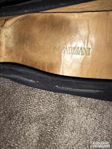 Original ARMANI mokasine 43 100% koza Made in Italy duzina uloška na lalafo.rs — 3 Original ARMANI mokasine 43 100% koza Made in Italy duzina uloška — 3