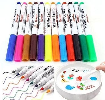 Magični flomasteri 12 kom + kašika Magični flomasteri sa 12 komada i na lalafo.rs — 2 Magični flomasteri 12 kom + kašika Magični flomasteri sa 12 komada i — 2