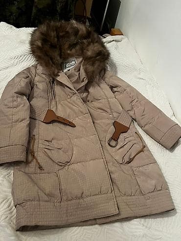 Ženska zimska jakna s krznom - Boja: bež/taupe - Model: duža, punjena na lalafo.rs — 1 Ženska zimska jakna s krznom - Boja: bež/taupe - Model: duža, punjena — 1