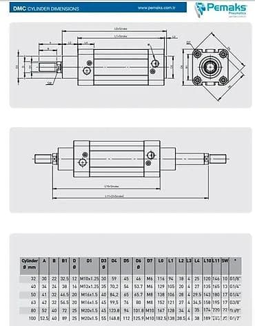 Pneumatic Tools & Compressors: Pemaks Pneumatics – pneumatski cilindar sa magnetnim ublažavanjem at lalafo.rs — 10 Pneumatic Tools & Compressors: Pemaks Pneumatics – pneumatski cilindar sa magnetnim ublažavanjem — 10