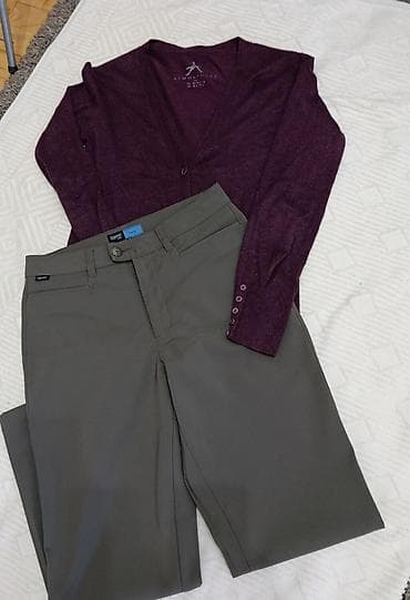 Women's Clothing: Esprit pantalone u kompletu sa burgundi kardiganom. M veličina at lalafo.rs — 3 Women's Clothing: Esprit pantalone u kompletu sa burgundi kardiganom. M veličina — 3
