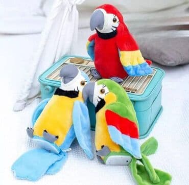 Papagaj koji ponavlja reči i maše krilima 🦜✨ Preslatki plišani na lalafo.rs Papagaj koji ponavlja reči i maše krilima 🦜✨ Preslatki plišani