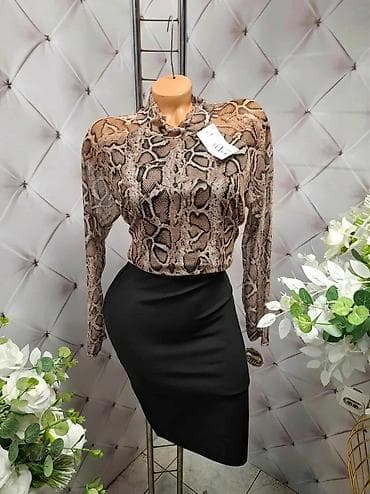 Ženska bluza sa dugim rukavima – animal print - Model: uska bluza sa na lalafo.rs — 8 Ženska bluza sa dugim rukavima – animal print - Model: uska bluza sa — 8