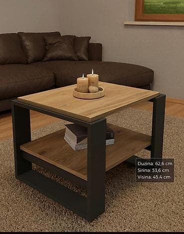 Klub sto sa policom – moderan, funkcionalan dizajn - Dimenzije na lalafo.rs — 3 Klub sto sa policom – moderan, funkcionalan dizajn - Dimenzije — 3