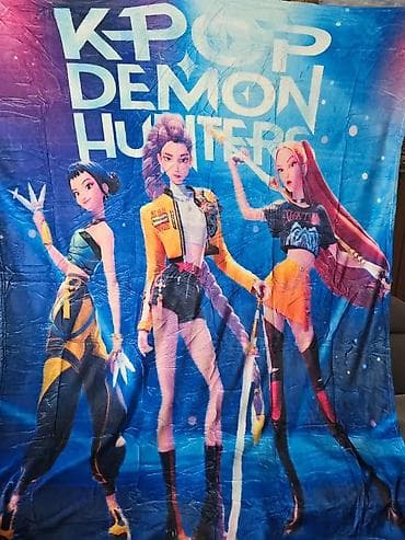 K-Pop Demon Hunters prekrivač/posteljinski pokrivač - Veliki print sa na lalafo.rs — 5 K-Pop Demon Hunters prekrivač/posteljinski pokrivač - Veliki print sa — 5