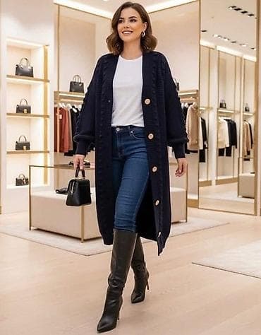 ✨ Pleteni kardigan za punije✨ 📏 Veličine: 40 • 42 • 44 • 46 • 48 - na lalafo.rs — 4 ✨ Pleteni kardigan za punije✨ 📏 Veličine: 40 • 42 • 44 • 46 • 48 - — 4