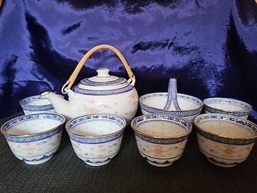 Servis nov za caj i kafu Jing dezen pirincani porcelan iz 50ih na lalafo.rs — 8 Servis nov za caj i kafu Jing dezen pirincani porcelan iz 50ih — 8