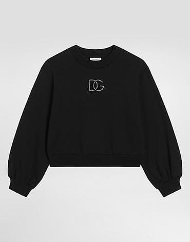 Women's Sweatshirts: DOLCE & GABBANA crni džemper/sweatshirt sa DG aplikacijom - at lalafo.rs — 2 Women's Sweatshirts: DOLCE & GABBANA crni džemper/sweatshirt sa DG aplikacijom - — 2