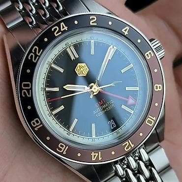 San Martin SN0116-G V4 GMT - 39.5mm - Crna/Braon na lalafo.rs San Martin SN0116-G V4 GMT - 39.5mm - Crna/Braon