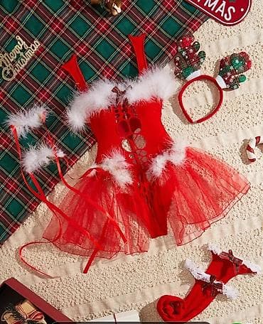 Novogodišnji seksi kostim – komplet - Tema: božićno/novogodišnje na lalafo.rs — 2 Novogodišnji seksi kostim – komplet - Tema: božićno/novogodišnje — 2