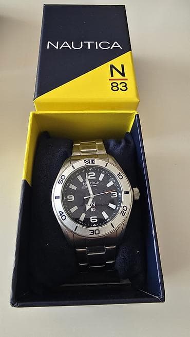 Nautica N83 muški ručni sat - Kućište i narukvica od nerđajućeg na lalafo.rs — 1 Nautica N83 muški ručni sat - Kućište i narukvica od nerđajućeg — 1