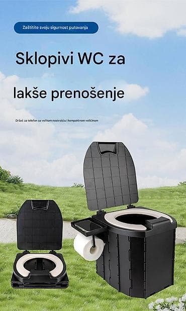 Sklopivi prenosivi WC za spoljašnju upotrebu - Tip: auto sklopivi na lalafo.rs Sklopivi prenosivi WC za spoljašnju upotrebu - Tip: auto sklopivi