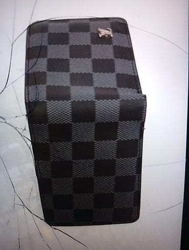 Muški dvodelni novčanik sa kariranim uzorkom (crno‑siva “checkerboard” na lalafo.rs — 5 Muški dvodelni novčanik sa kariranim uzorkom (crno‑siva “checkerboard” — 5
