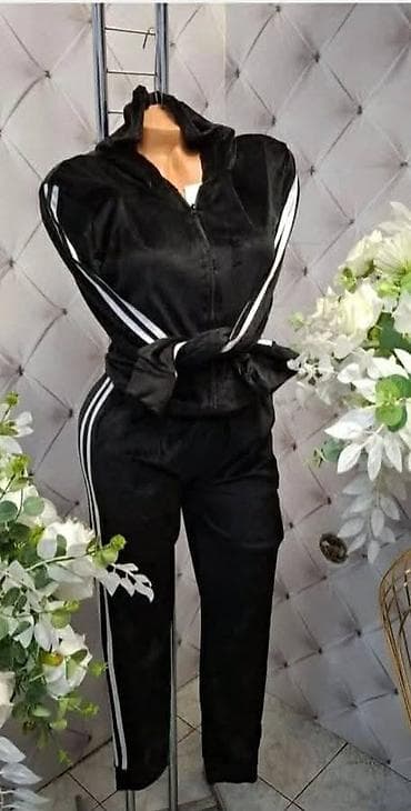 Ženski plišani trenerka-set sa kapuljačom - Dvodelni komplet: gornji na lalafo.rs — 3 Ženski plišani trenerka-set sa kapuljačom - Dvodelni komplet: gornji — 3