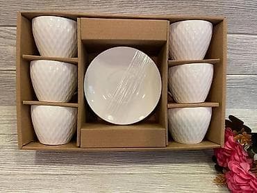 Set šoljica za espresso – 6 delova sa tacnicama - Materijal na lalafo.rs — 2 Set šoljica za espresso – 6 delova sa tacnicama - Materijal — 2