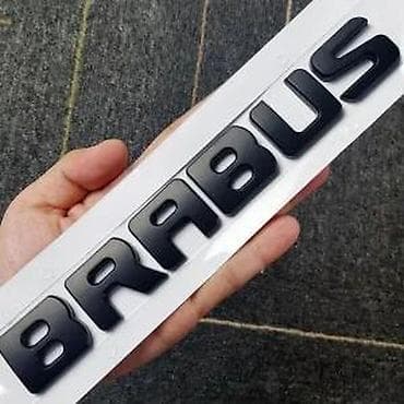 Transport: Mercedes Brabus oznaka metalna - 2 dimenzije. Samolepljivi metlani at lalafo.rs — 7 Transport: Mercedes Brabus oznaka metalna - 2 dimenzije. Samolepljivi metlani — 7
