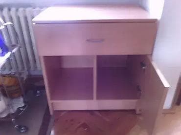 Furniture: Komoda 7 Materijal: Univer debljine 18mm Boje: Bela i bukva (u bukva at lalafo.rs — 1 Furniture: Komoda 7 Materijal: Univer debljine 18mm Boje: Bela i bukva (u bukva — 1