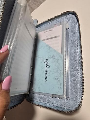 Plavi organizator zlayka/novčanik za budžetiranje sa rajsferšlusom po na lalafo.rs — 7 Plavi organizator zlayka/novčanik za budžetiranje sa rajsferšlusom po — 7