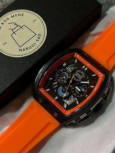 Sportski muški ručni sat OFNS - Kućište: masivno, pravougaono/tonneau na lalafo.rs — 1 Sportski muški ručni sat OFNS - Kućište: masivno, pravougaono/tonneau — 1