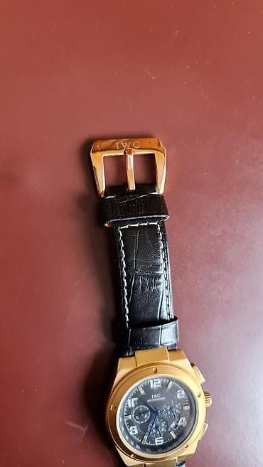 IWC Schaffhausen hronograf ručni sat - Kućište u zlatnom tonu sa na lalafo.rs — 3 IWC Schaffhausen hronograf ručni sat - Kućište u zlatnom tonu sa — 3