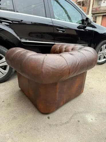 Stilske fotelje: Chesterfield fotelja - PRAVA KOŽA 🛋️✨ Prava box koža, fotelja u na lalafo.rs — 6 Stilske fotelje: Chesterfield fotelja - PRAVA KOŽA 🛋️✨ Prava box koža, fotelja u — 6