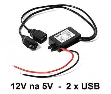 zenske broj: DC/DC pretvarač 12V na 5V sa 2 x USB izlaza - Ulaz: 12V DC (crvena at lalafo.rs — 2 zenske broj: DC/DC pretvarač 12V na 5V sa 2 x USB izlaza - Ulaz: 12V DC (crvena — 2
