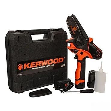 Kerwood ručna akumulatorska mini lančana testera – set - Kompaktna at lalafo.rs Kerwood ručna akumulatorska mini lančana testera – set - Kompaktna