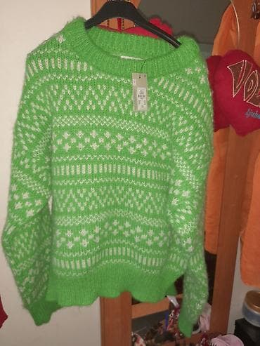 Zeleni džemper PRIMARK - Model: PRIMARK Cares - Materijal: izrađen na lalafo.rs — 4 Zeleni džemper PRIMARK - Model: PRIMARK Cares - Materijal: izrađen — 4