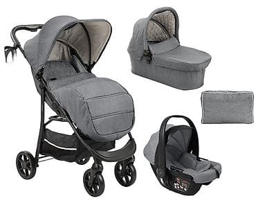 Komplet za bebu 3-u-1 (sivi): kolica, nosiljka/kolevka, auto-sedište i na lalafo.rs Komplet za bebu 3-u-1 (sivi): kolica, nosiljka/kolevka, auto-sedište i