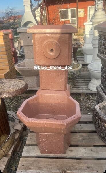Garden Fountains: Baštenska česma/umivaonik od betona - Materijal: liveni beton sa at lalafo.rs — 1 Garden Fountains: Baštenska česma/umivaonik od betona - Materijal: liveni beton sa — 1