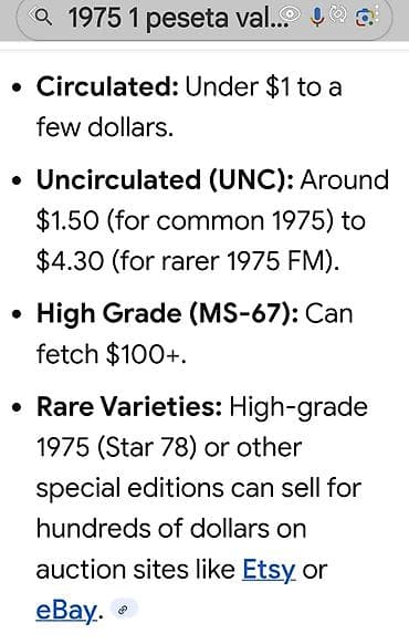 Španska kovanica – 1 peseta, godina 1975 - Nominala: UNA PESETA - na lalafo.rs — 3 Španska kovanica – 1 peseta, godina 1975 - Nominala: UNA PESETA - — 3