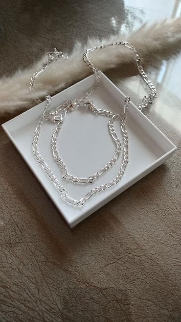 Jewellery sets: Set nakita – srebro 925 (žig 925) - Materijal: pun srebro 925, sa at lalafo.rs — 2 Jewellery sets: Set nakita – srebro 925 (žig 925) - Materijal: pun srebro 925, sa — 2
