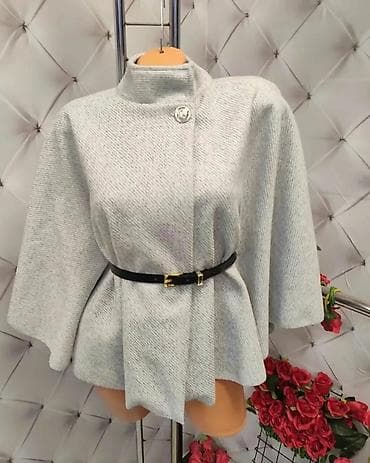 Elegantna ženska pelerina/kaputić sa remenom - Model: kratka na lalafo.rs — 2 Elegantna ženska pelerina/kaputić sa remenom - Model: kratka — 2