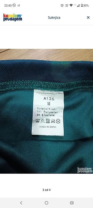 Ova ženska mini suknja kombinuje plave i zelene tonove u efektu na lalafo.rs — 4 Ova ženska mini suknja kombinuje plave i zelene tonove u efektu — 4