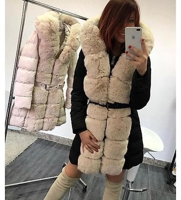 Zimska ženska jakna s krznom – duga - Model: duga, strukiran kroj s na lalafo.rs — 3 Zimska ženska jakna s krznom – duga - Model: duga, strukiran kroj s — 3